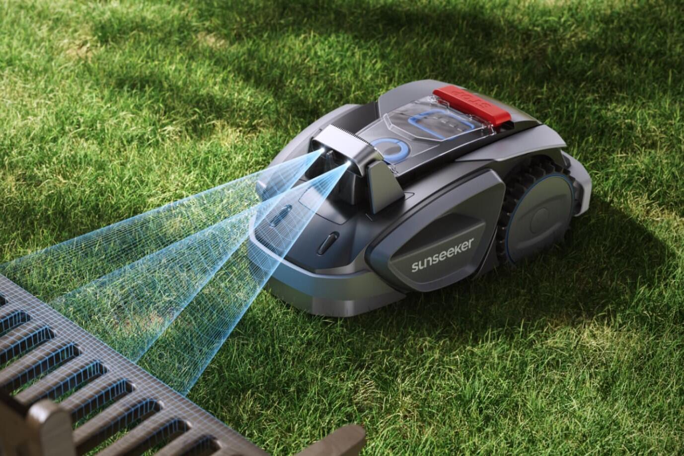 V3 Navigating Lawn with Advanced Obstacle Avoidance